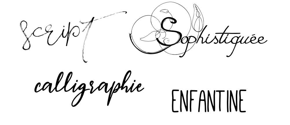 typos-script-calligraphie